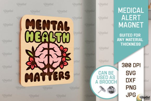 Download Medical Alert Magnet Laser Cut - Premium Resources