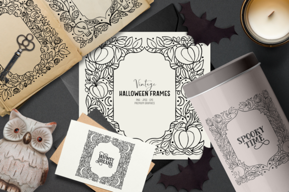 Download Vintage Halloween Clipart Frames - Halloween clipart Collection